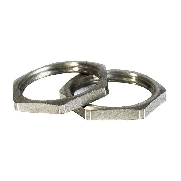 Kontramutter Rutab 1465052 sekskantet, messing PG29
