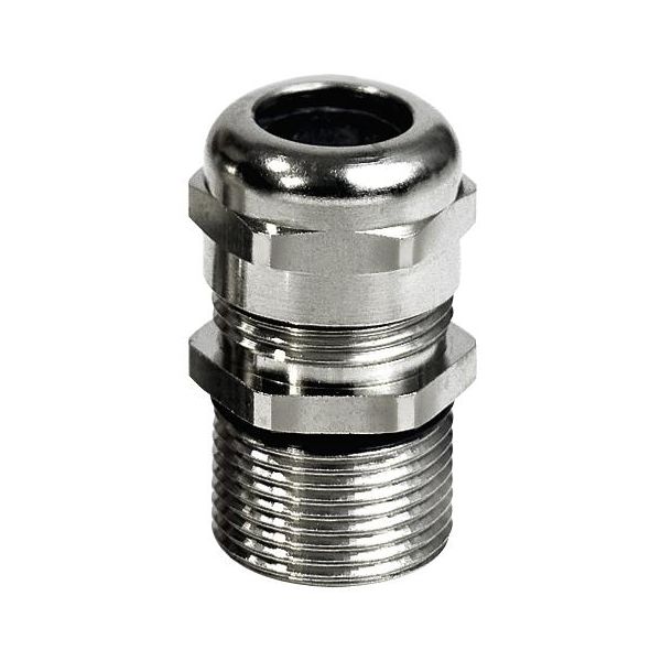 Ruuvattava liitin Rutab 1460430 IP68, pitkä kierre, messinki PG7