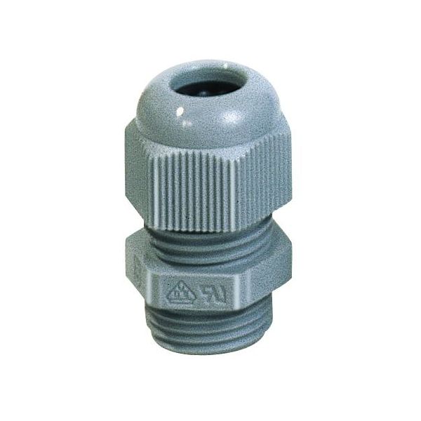 Ruuvattava liitin Rutab 1459947 suora, harmaa PG36