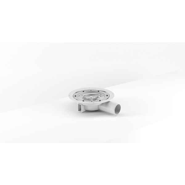 Gulvafløb Purus Minimax sideudtag, 130 mm 