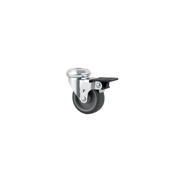 Hjul Tente 2475PJO050P30 Termisk gummi, bremse, midterhul 11 mm 50 mm