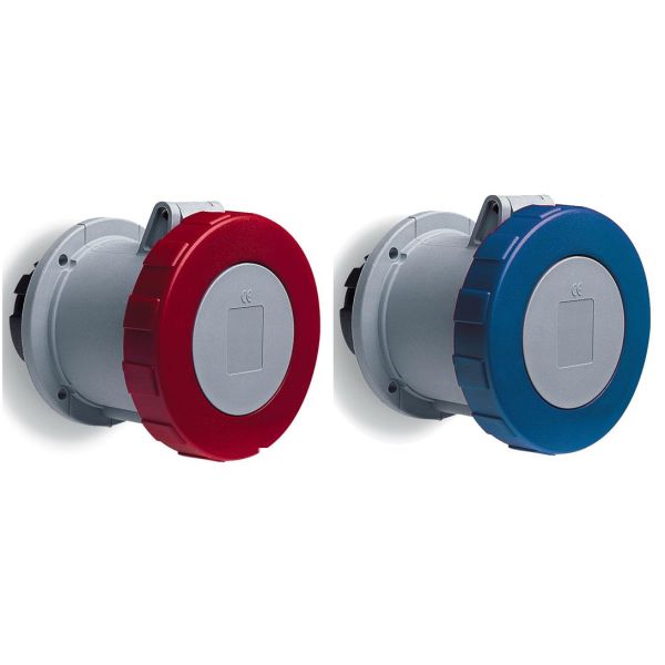 Seinäpistorasia ABB 2CMA167142R1000 IP67, 125 A, suora 5-napainen