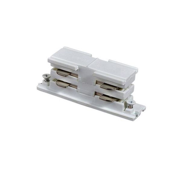 I-led Easyform Easytrac til splejsning mellem skinner hvid