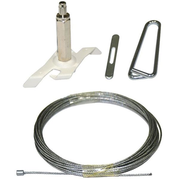 Kabel sæt Easyform Easytrac 4 m, sort 