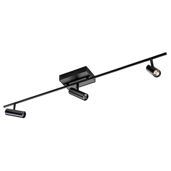 Spotlight-sæt SG Armaturen Tube Micro Track DTW, 2000-2800K Sort