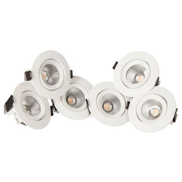 Alasvalosarja Hide-a-Lite Optic 360 6 kpl, valkoinen 3000 K 