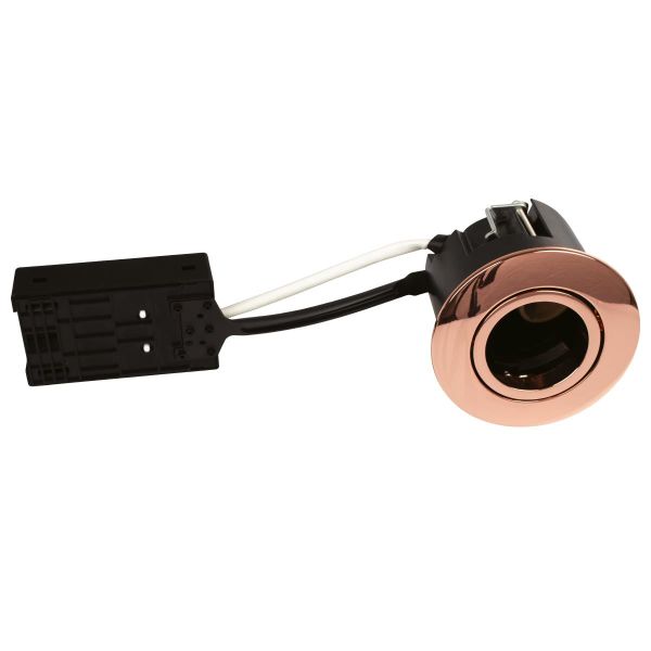 Downlight-valaisin Scan Products Luna QI ilman valonlähdettä, maks. 6 W LED Kupari