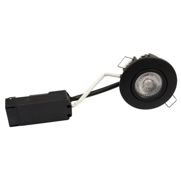 Downlight-valaisin Scan Products Luna LP 2700 K, 6,2 W Mattamusta