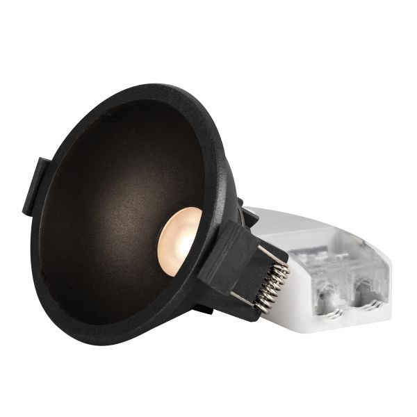 Downlight-valaisin Hide-a-Lite Globe G2 Recessed musta 3000K