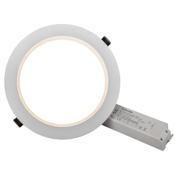 Downlight Hide-a-Lite DL Plano Basic vit Ø230 mm
