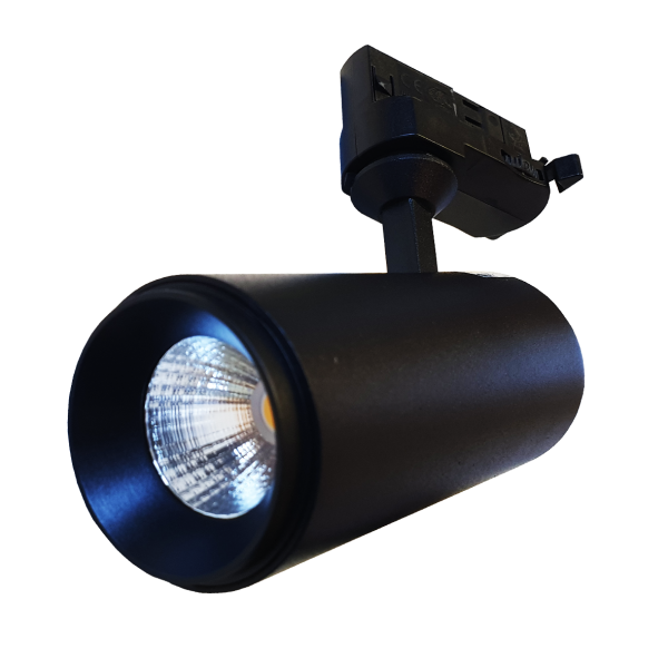 Spotlight Designlight P-820B 3000K, svart 20W, 1800 lm