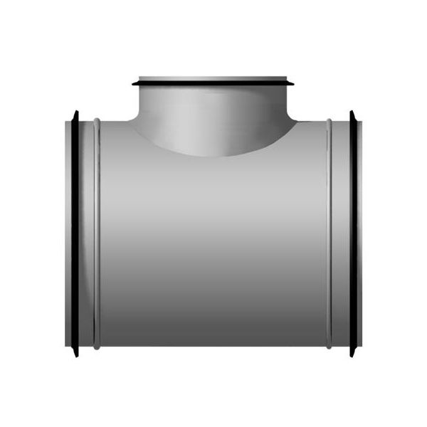 T-putki FläktGroup BDET-1-025-020 samankeskinen Ø 250 x Ø 200 mm