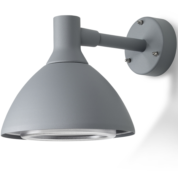 Veggarmatur Westal Ark Mini 10 B, 625 lm, 255 x 255 mm Sølv/aluminium
