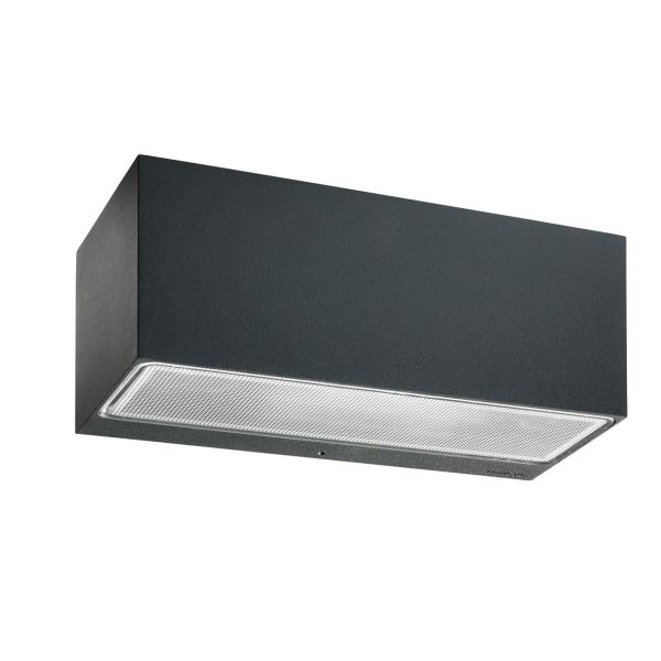 Veggarmatur Norlys Asker 5018 9,3 W, 4000 K, LED, IP65 Grafitt