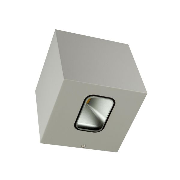 Väggarmatur Hide-a-Lite Cube 3000 K Grå