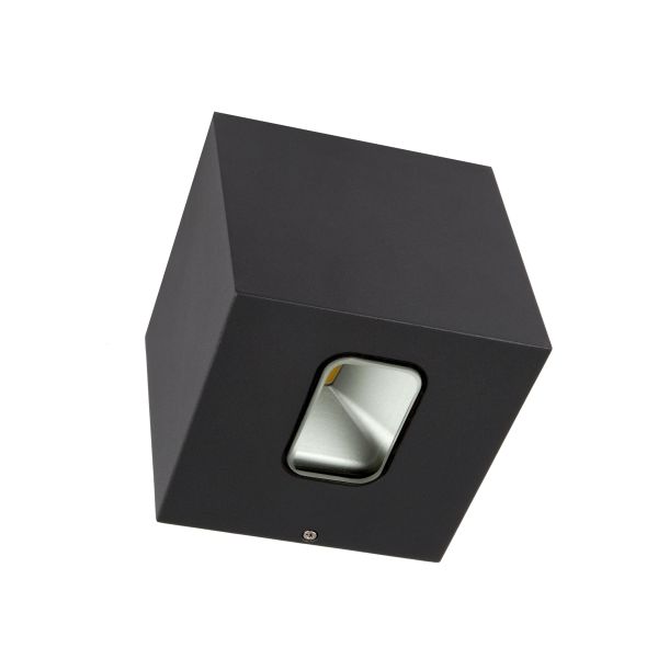 Väggarmatur Hide-a-Lite Cube 3000 K Antracit