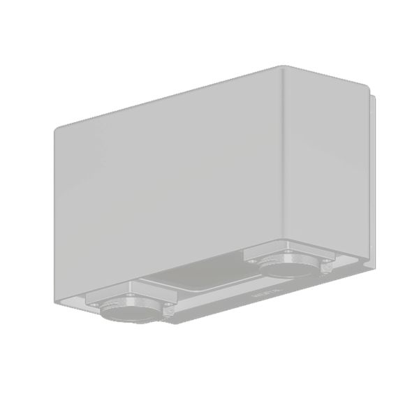 Veggarmatur Westal Jubilar III 18 W, 1225 lm, 3000 K, to stikkontakter Hvit