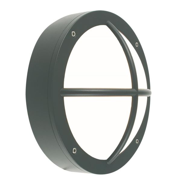 Væglampe Norlys Rondane 537 LED, 11,3 W, 3000K, IP65 Grafit
