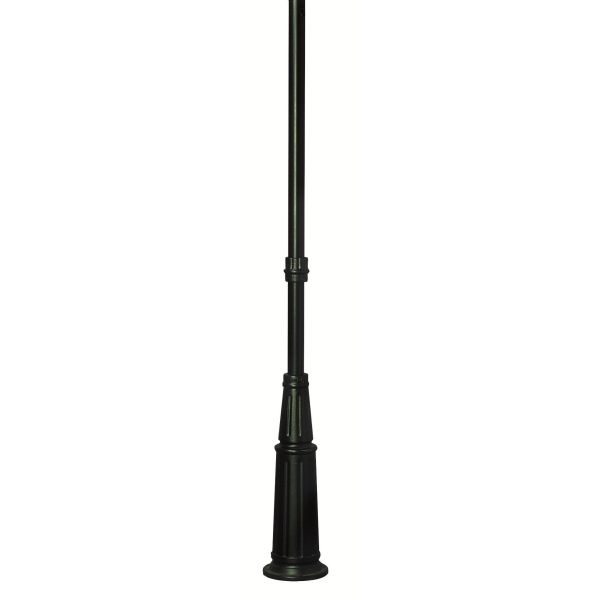 Stolpe Westal 6093 svart, Ø60 mm uten stigepinne