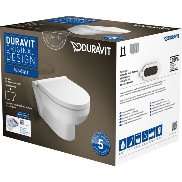 Wc-Skål Duravit Durastyle med blødt sæde 