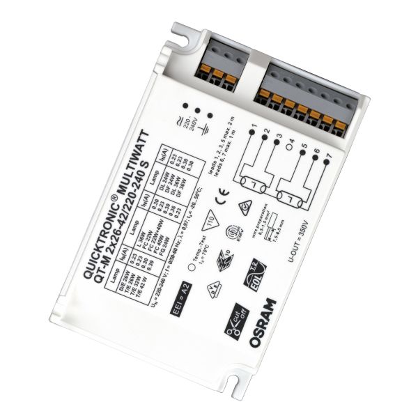 Elektroniske forkoblinger LEDVANCE Quicktronic Multiwatt  2x26-42W