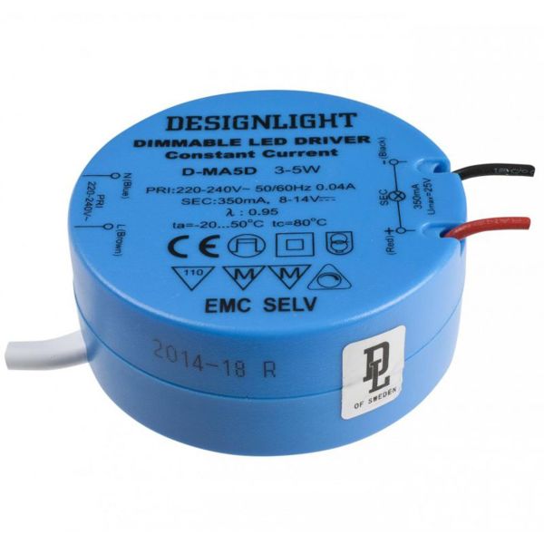 Drivdon Designlight D-MA5D 3-5 W, IP21 