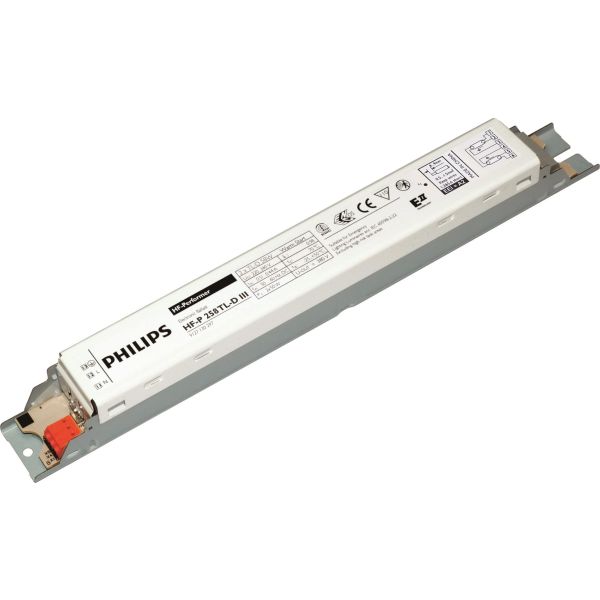 Elektroniske forkoblinger Philips HF-P 258 TL-D for T8, tænd og sluk 58W, 2 lamper
