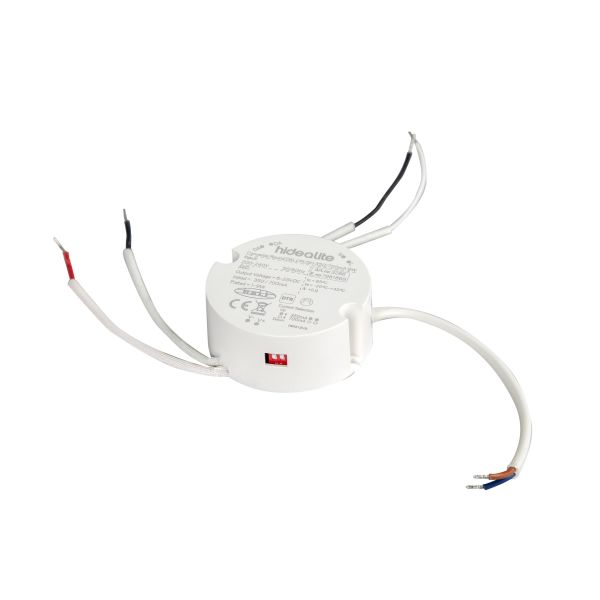 Omformer Hide-a-Lite Round Dali/Push, 350/700mA, 9W 