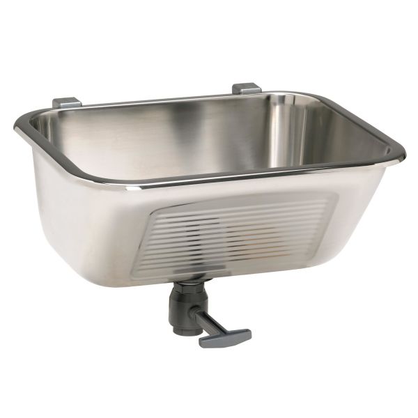 Pesuallas Nimo TL40 seinäasennukseen, ruostumaton teräs 