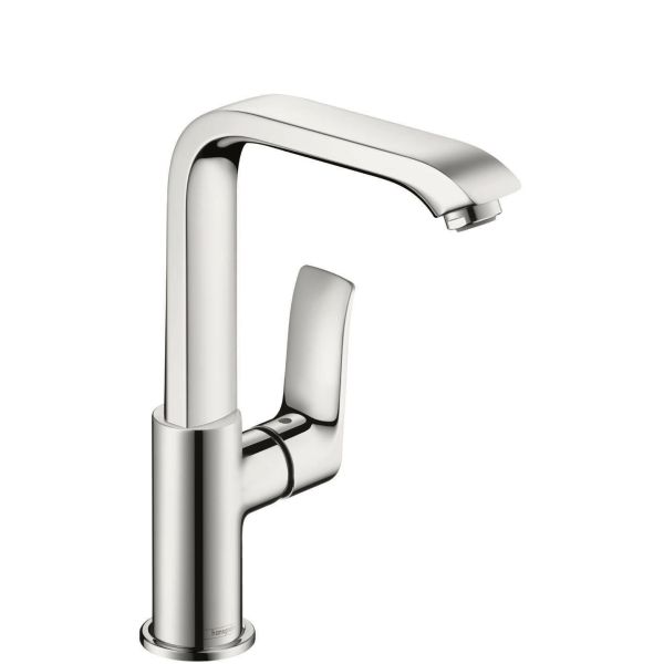Servantbatteri Hansgrohe Metris med skyveventil 
