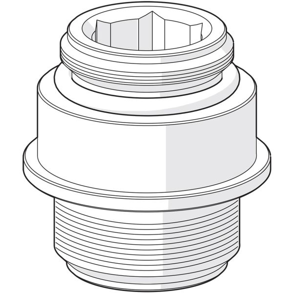 Muunnosnippa Oras 178787 juoksuputkelle, M20x1,5 - G 1/2 