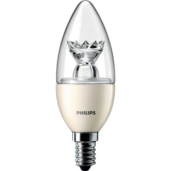 Kronlampa Philips Master Dimtone E14-sockel, 470 lm 