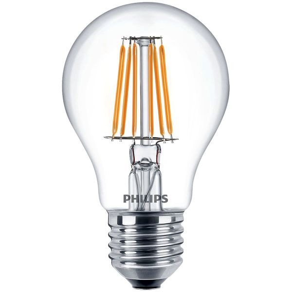 LED-lampa Philips Classic LED Filament 806 lm, normalform 