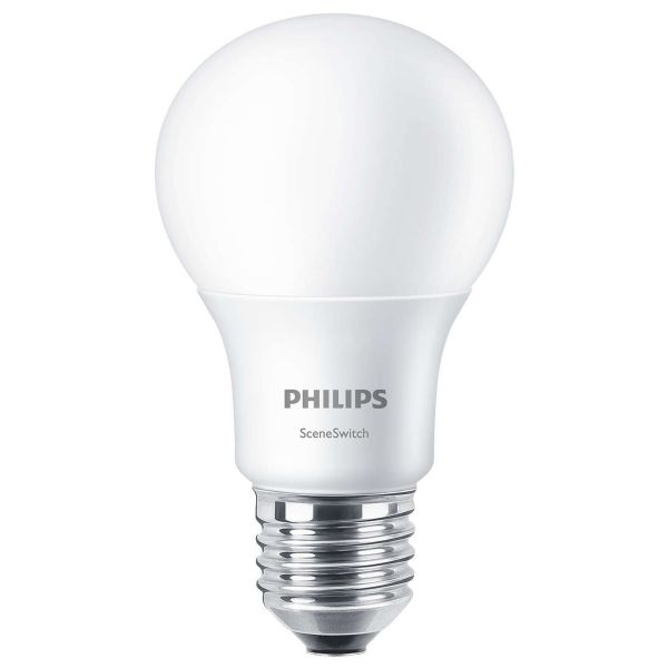 LED-lampa Philips SceneSwitch E27-sockel 9,5 W