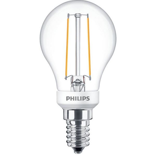 LED-lampa Philips Classic LED Filament 2,7 W, klotform 