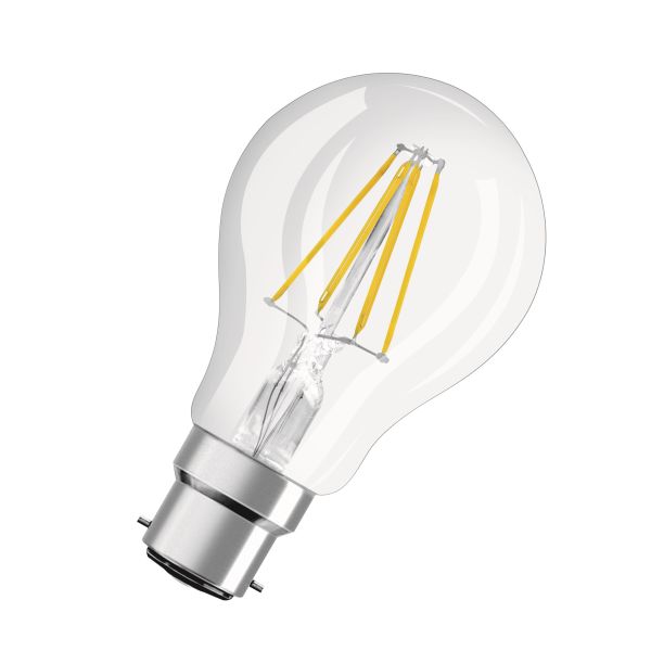 LED-valo Osram PARATHOM Retrofit CLASSIC A B22D kirkas, A60, 7W
