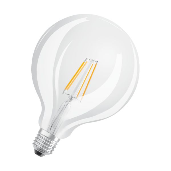 LED-lampe Osram PARATHOM Retrofit CLASSIC GLOBE klar, 2700 K, E27 4W, 470 lm