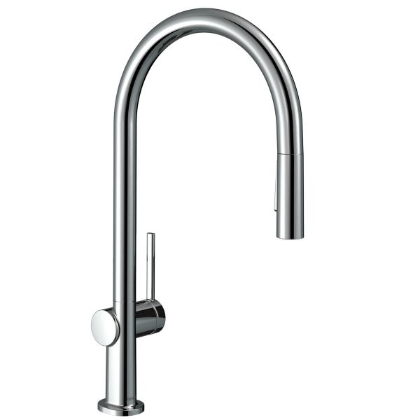 Keittiöhana Hansgrohe Talis M54 ulosvedettävällä käsisuihkulla, 2 suihkumuotoa 