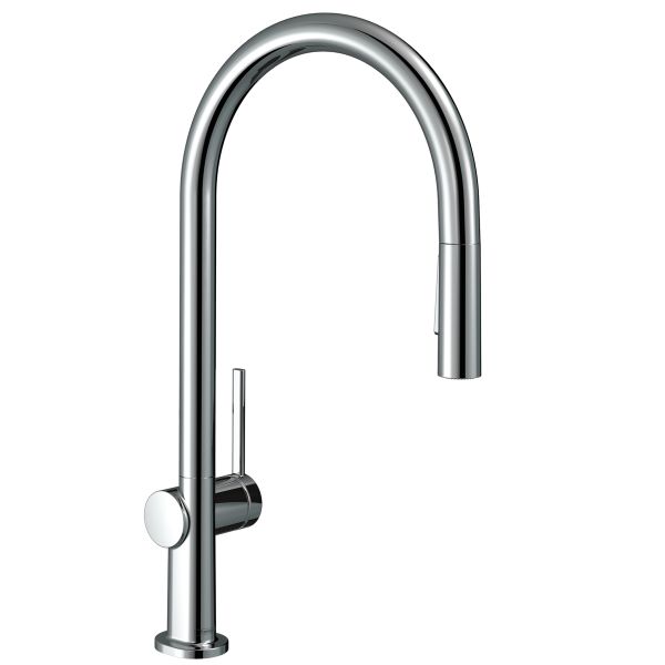 Keittiöhana Hansgrohe Talis M54 ulosvedettävällä käsisuihkulla, 2 suihkumuotoa 