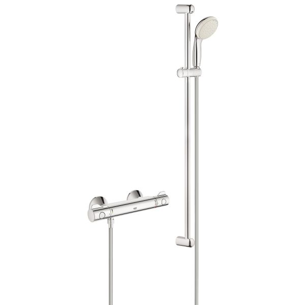 Brusesæt Grohe Grohtherm 800  Stang: 900 mm