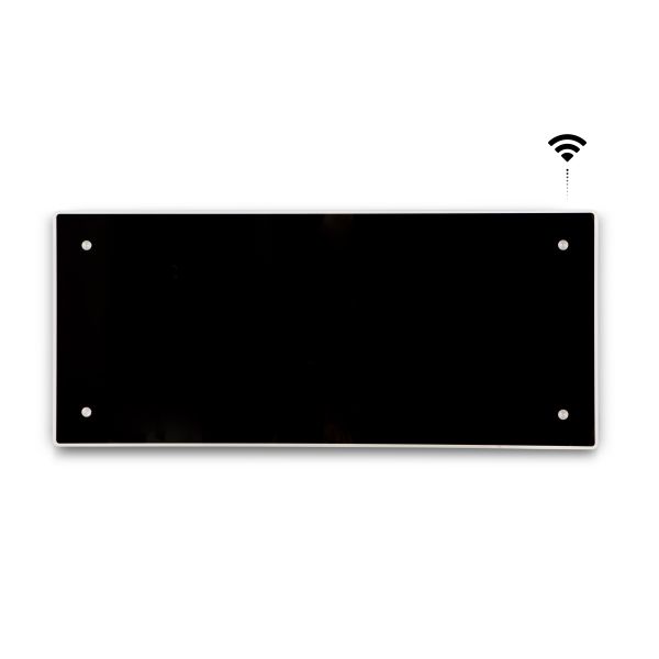 El-radiator Adax Clea H10WT 1000W, 400V, Wi-fi Sort