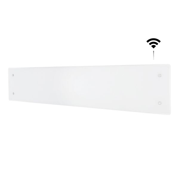 El-radiator Adax Clea L06WT 600W, 400V, WI-fi Hvid