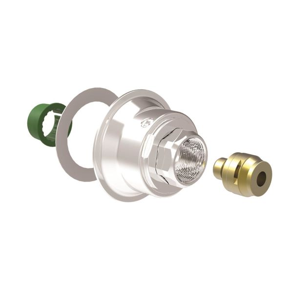 Koblingsbeslag Vatette V6 til plastrør 15 mm rørdiameter