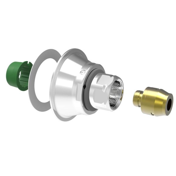 Koblingsbeslag Vatette V6 til plastrør 16 mm rørdiameter
