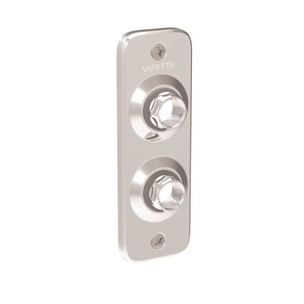 Koblingsskive Vatette V6 2-rørs, 15 (1/2") 2 x 10,5, 12, 15 mm