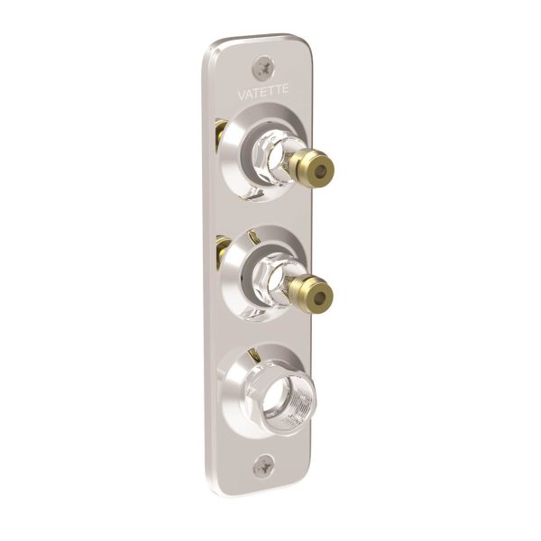 Koblingsskive Vatette V6 3-rørs, 15 (1/2") 2x16 mm