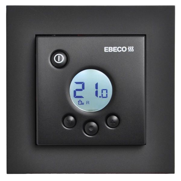 Dækplade Ebeco Front Cover 8581615 til EB-Therm 205 Sort