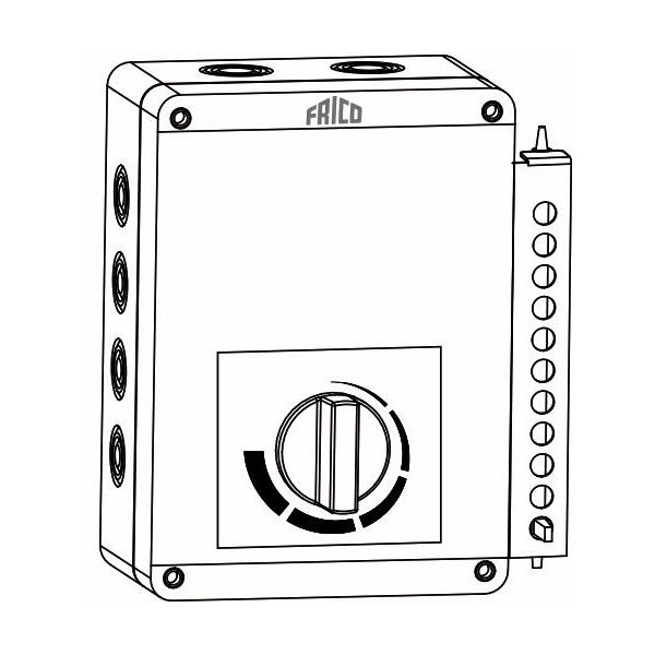 Rumtermostat Frico ELRT for ELH 