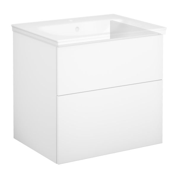 Kommod Gustavsberg Artic 60 cm, utan tvättställ Vit, slät