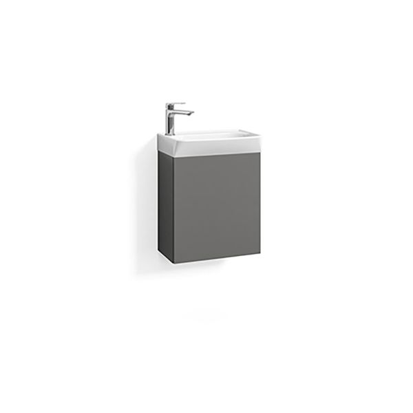 Tvättställsskåp Svedbergs 374245 grått, 45 cm, 1 dörr 